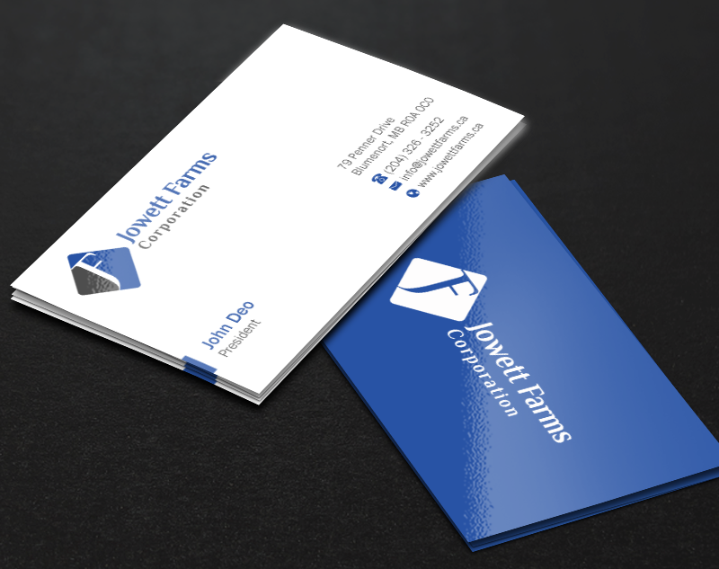 Diseño de Tarjeta de Presentación por Brand aid para Jowett Farms Corporation  | Diseño #14446697