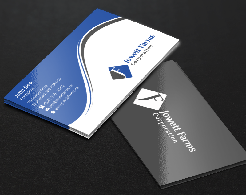 Business Card Design by Brand aid for Jowett Farms Corporation  | Design #14446725