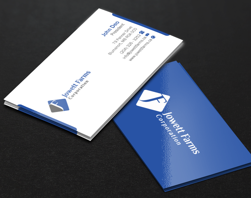 Business Card Design by Brand aid for Jowett Farms Corporation  | Design #14446726