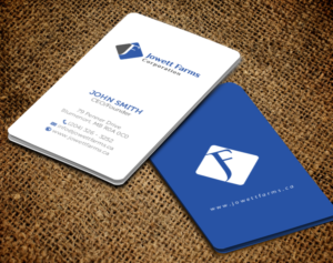 Business Card Design by chandrayaan.creative for Jowett Farms Corporation  | Design: #14446552