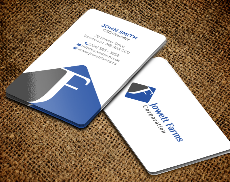 Design de Carte de Visite par chandrayaan.creative pour Jowett Farms Corporation  | Design #14446554