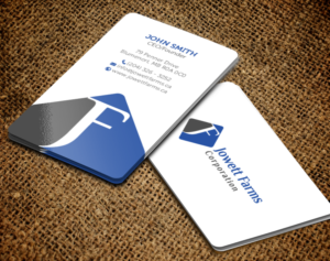 Business Card Design by chandrayaan.creative for Jowett Farms Corporation  | Design: #14446554