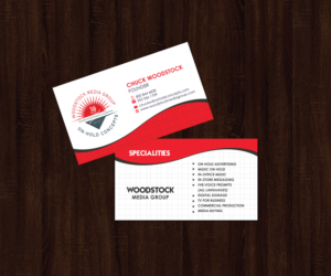 Visitenkarten-Design von JK18 für Woodstock Media Group/On-Hold Concepts, Inc. | Design: #14445233