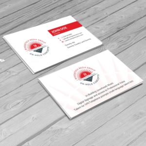 Visitenkarten-Design von webeezine für Woodstock Media Group/On-Hold Concepts, Inc. | Design: #14447818