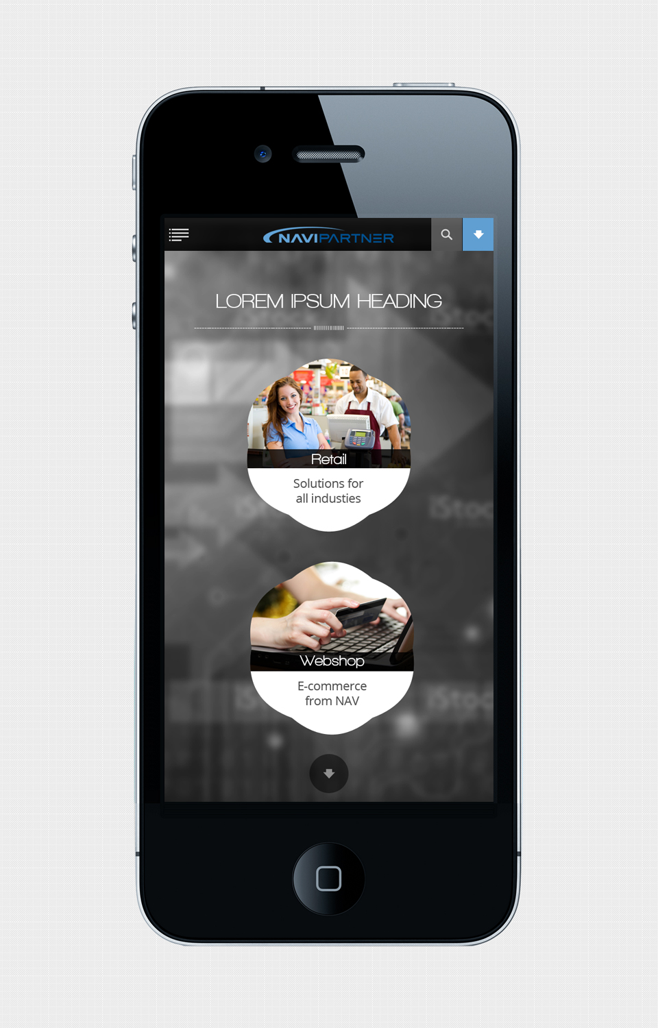 Wordpress Design by AVROM for Navipartner | Design #2597469
