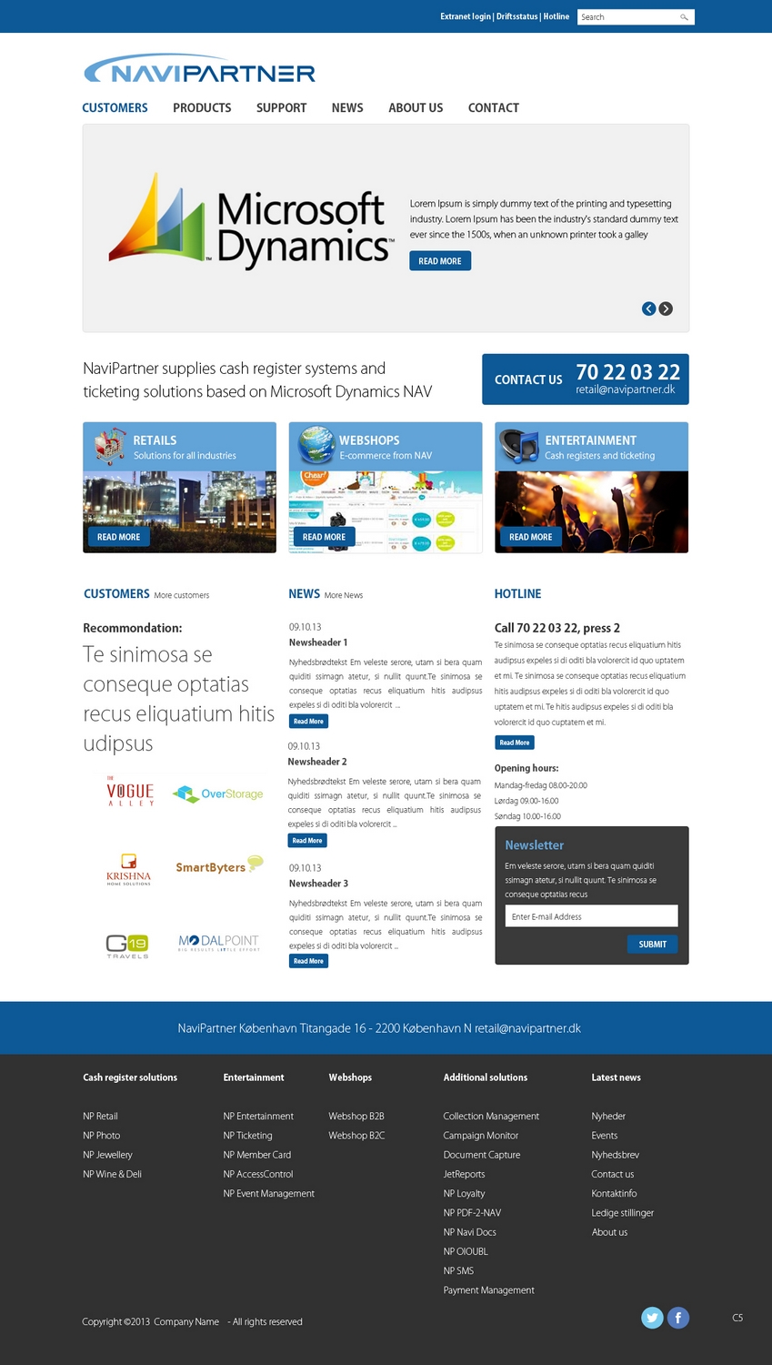 Wordpress Design by pb for Navipartner | Design #2529616
