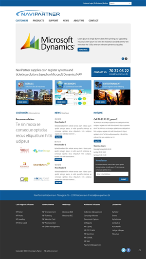 Design Wordpress par pb pour Navipartner | Design : #2529616
