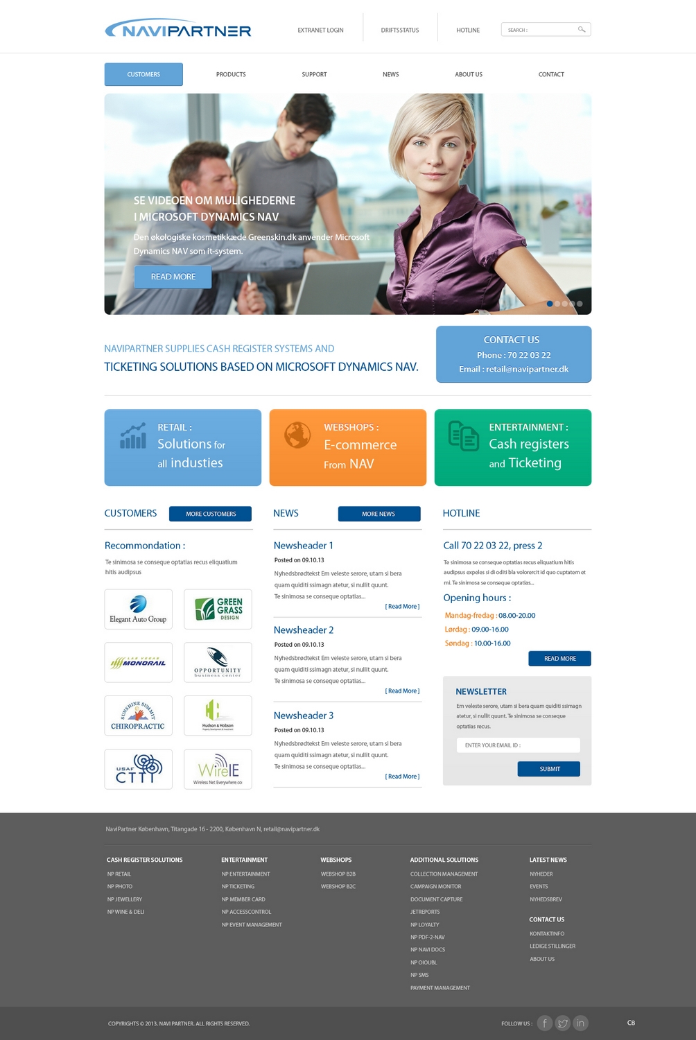 Wordpress Design by pb for Navipartner | Design #2529620