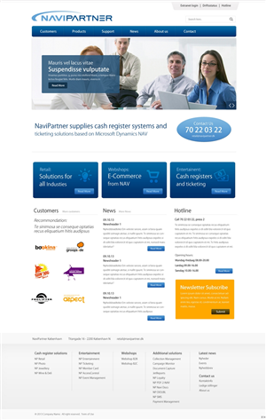 Design Wordpress par pb pour Navipartner | Design : #2529626