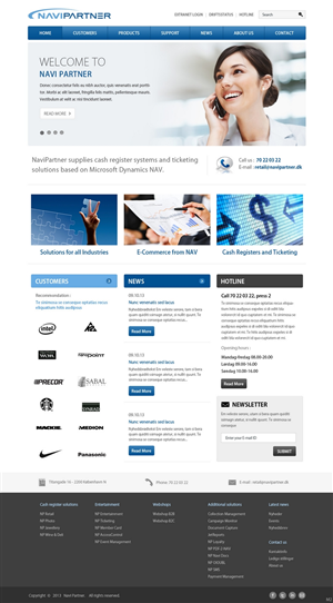 Design Wordpress par pb pour Navipartner | Design : #2529627