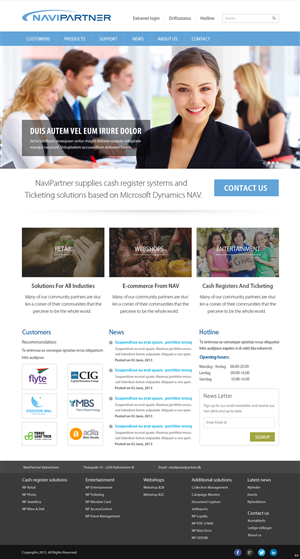 Design Wordpress par pb pour Navipartner | Design : #2532793