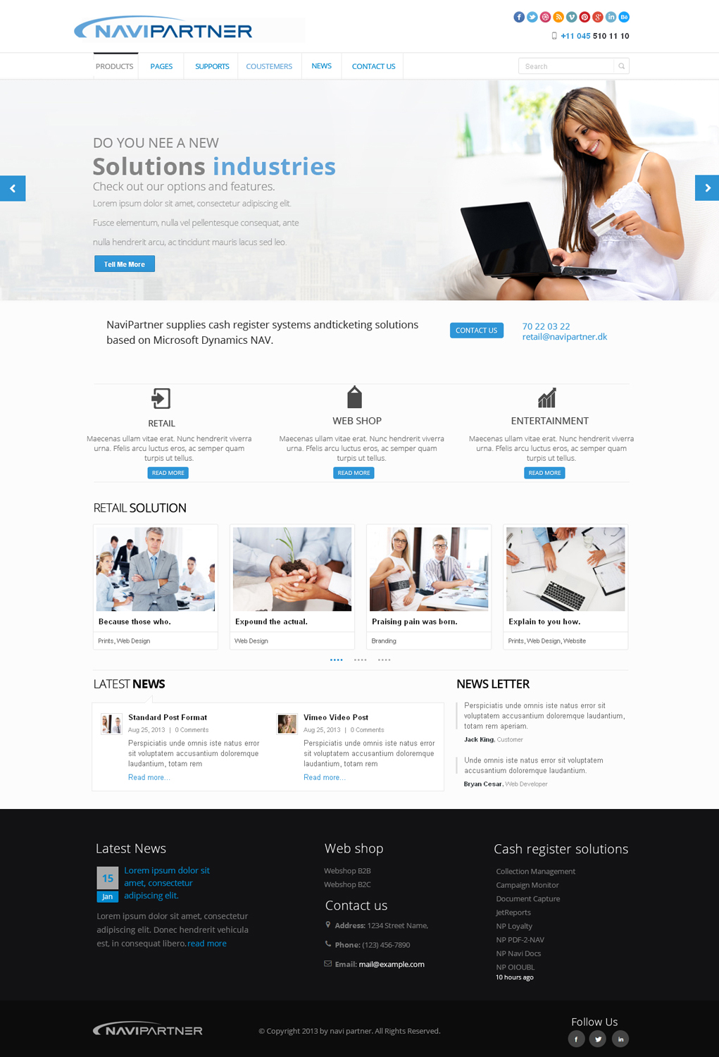 WordPress-Design von OM für Navipartner | Design #2567724