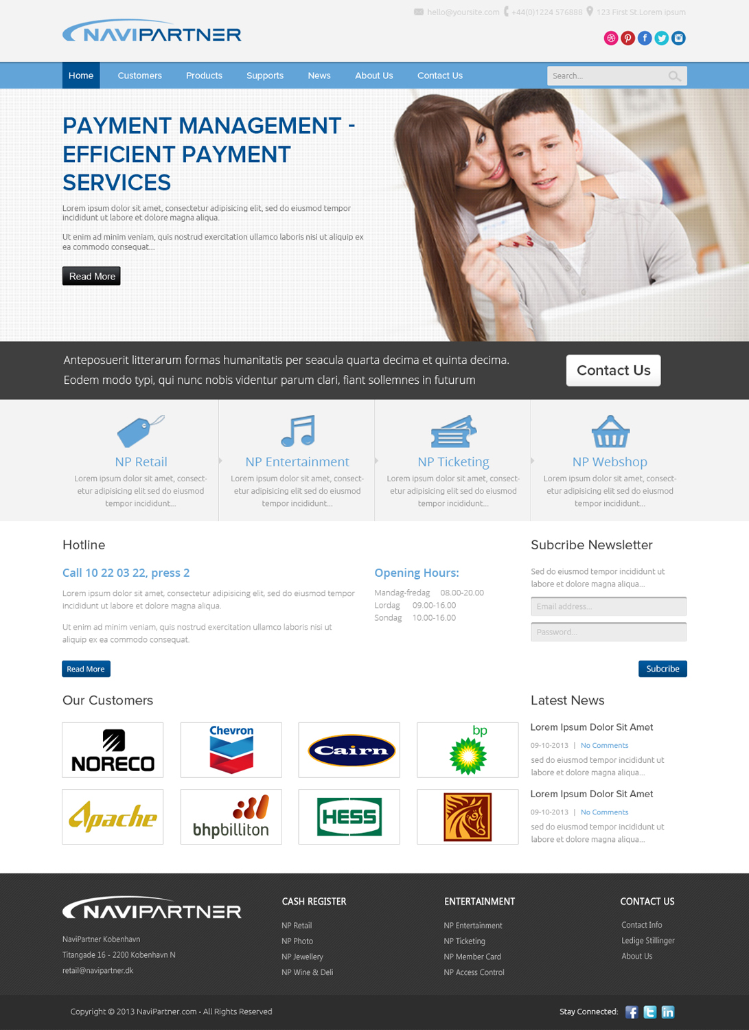 Wordpress Design by OM for Navipartner | Design #2567744