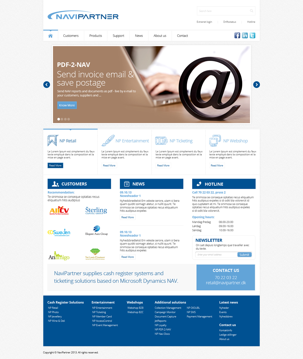 Wordpress Design by OM for Navipartner | Design #2579381