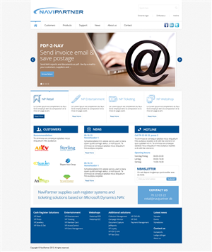 Design Wordpress par OM pour Navipartner | Design : #2579381