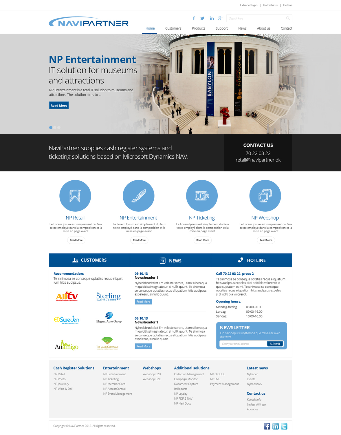Wordpress Design by OM for Navipartner | Design #2579383