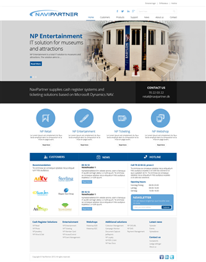 Design Wordpress par OM pour Navipartner | Design : #2579383