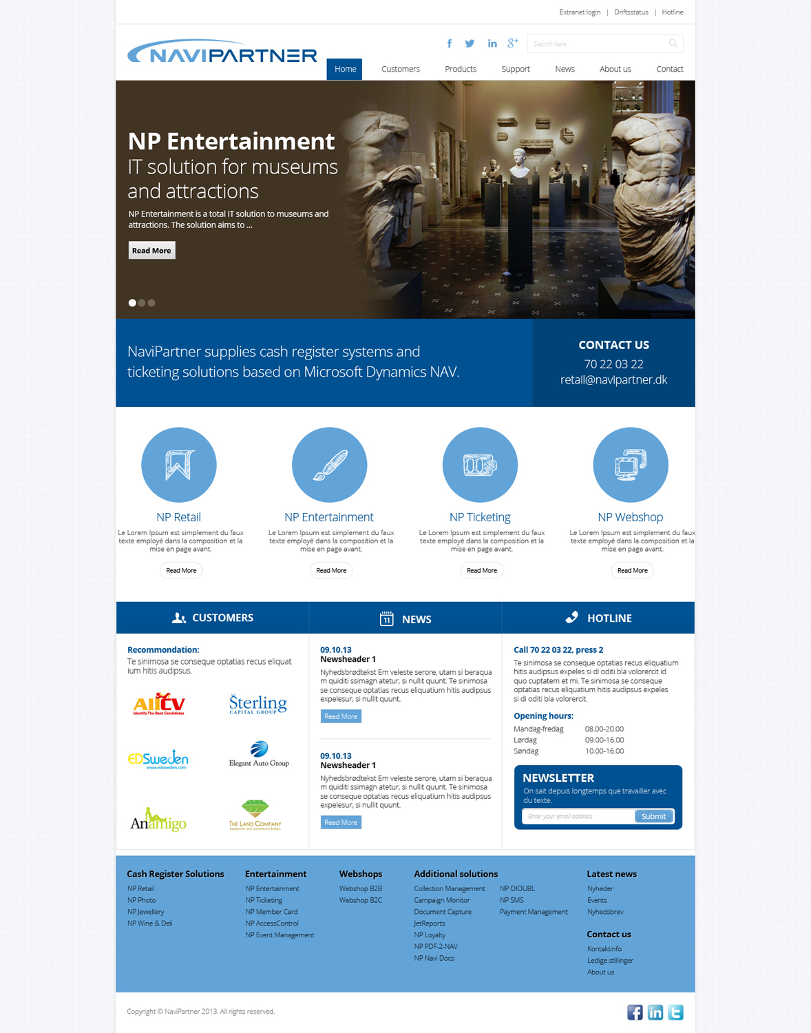 Wordpress Design by OM for Navipartner | Design #2579388