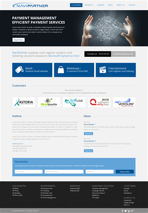 Design Wordpress par OM pour Navipartner | Design : #2579401
