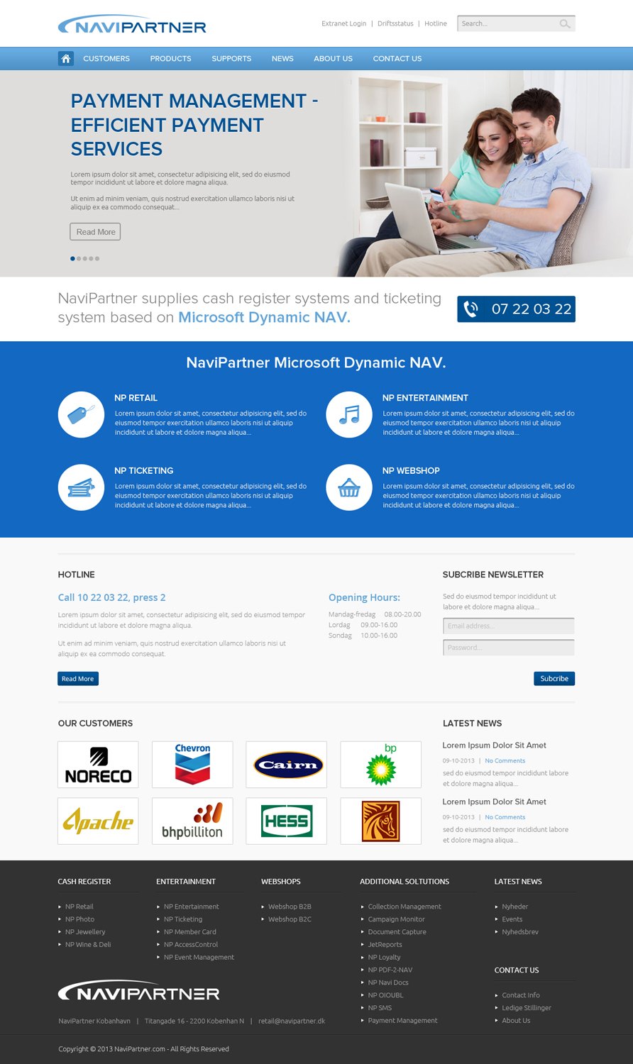 Wordpress Design by OM for Navipartner | Design #2579474