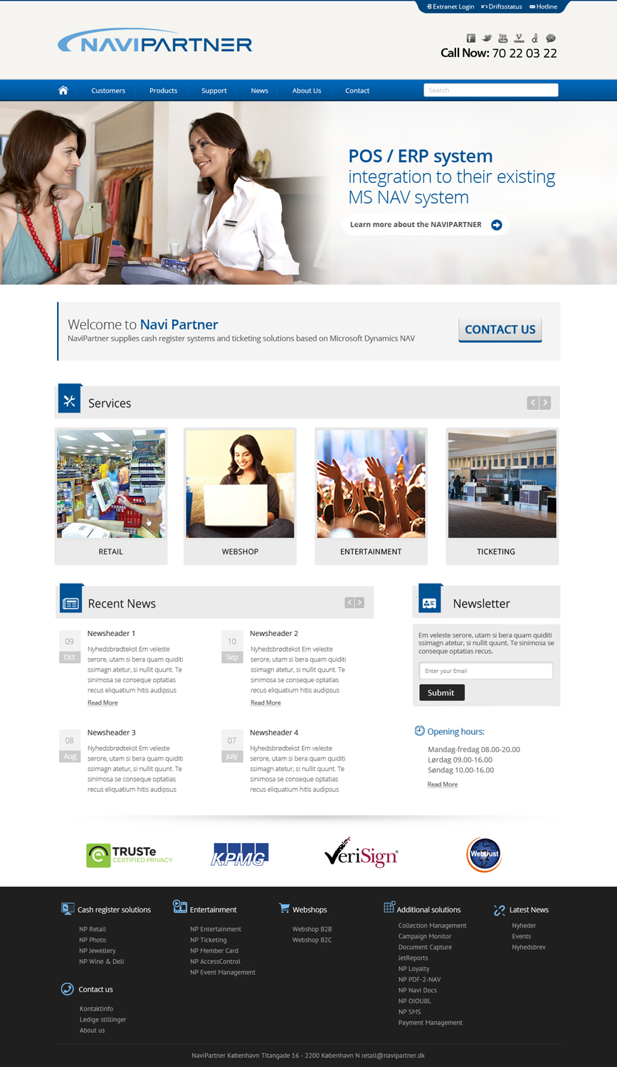 Design Wordpress par OM pour Navipartner | Design #2579477