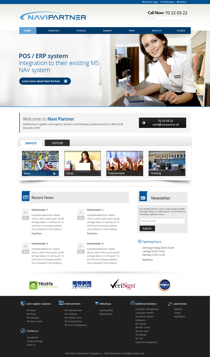 Design Wordpress par OM pour Navipartner | Design #2579483