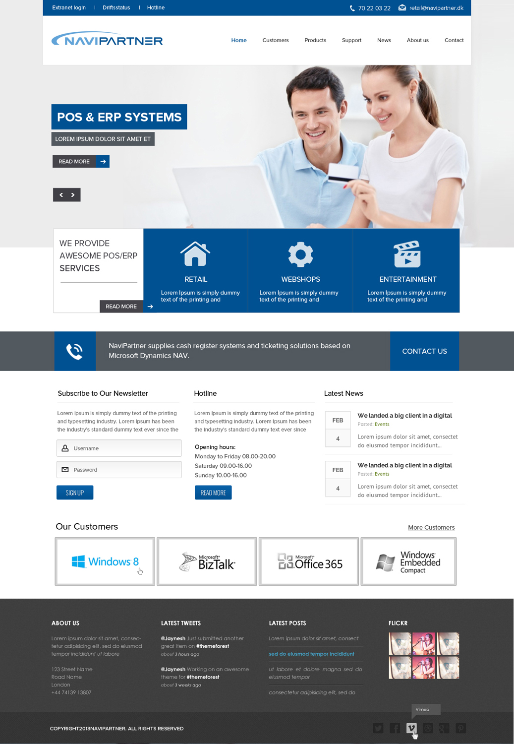 WordPress-Design von OM für Navipartner | Design #2579501