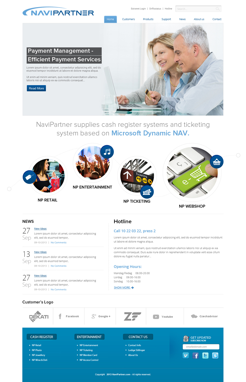 WordPress-Design von OM für Navipartner | Design #2584597