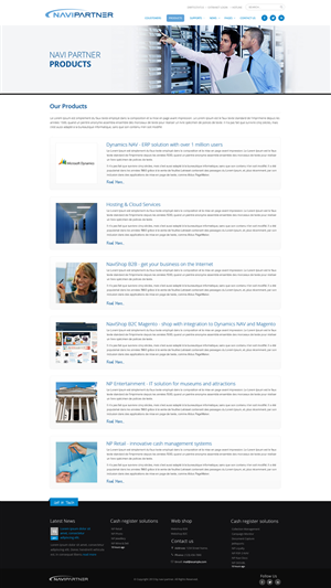 Wordpress Design by OM for Navipartner | Design: #2584764