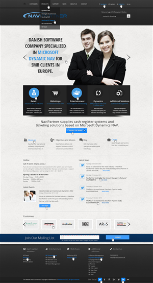 Wordpress Design by Da Miracle for Navipartner | Design #2566870