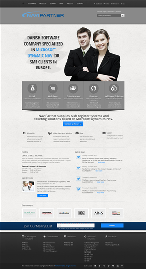 Responsive Software/Service company website | Wordpress Design by Da Miracle