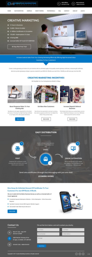 Web Design by pb for Shane | Design: #14441691
