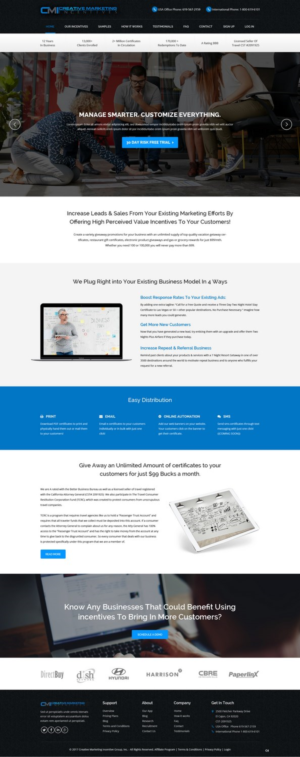 Web Design by pb for Shane | Design: #14441694