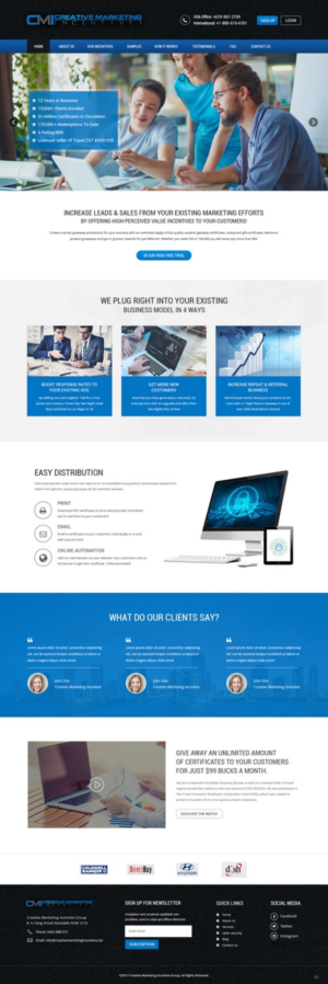 Web Design by pb for Shane | Design: #14441698