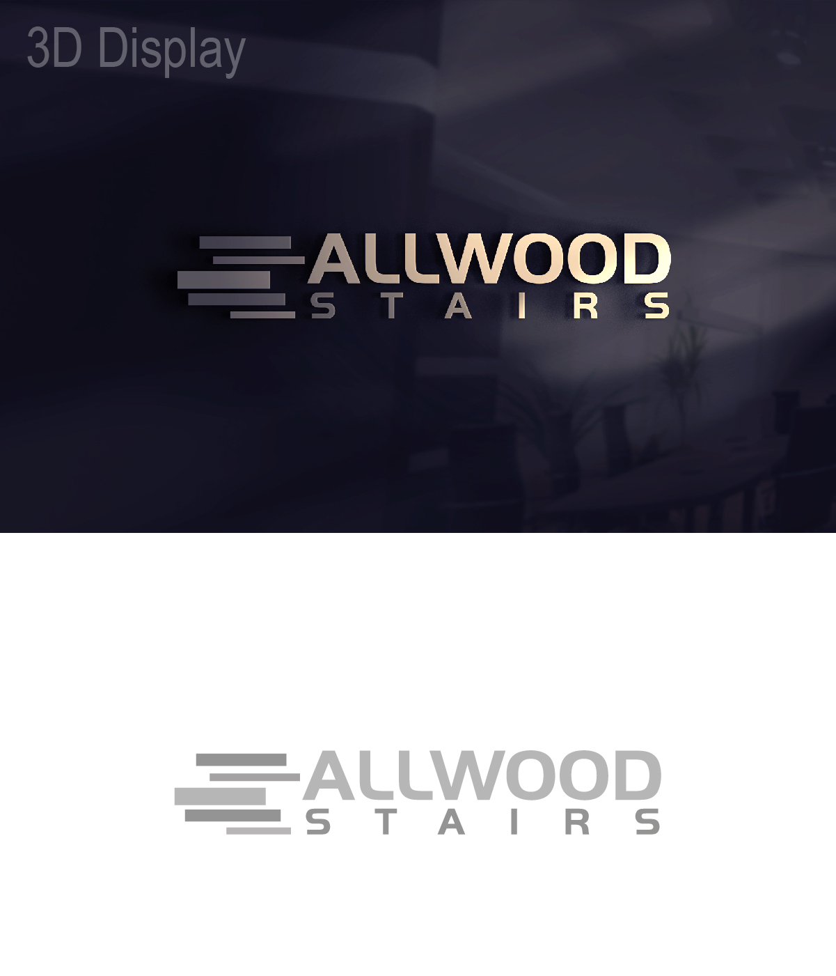 Logo Design by 3Guys for Allwood Stairs | Design #14461153