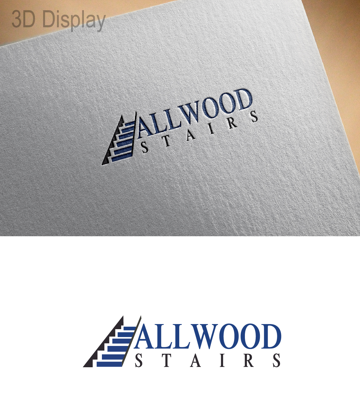 Logo Design by 3Guys for Allwood Stairs | Design #14461155