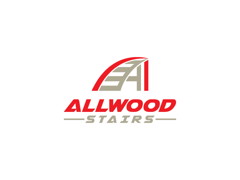 Logo Design by uzzaman for Allwood Stairs | Design #14492482
