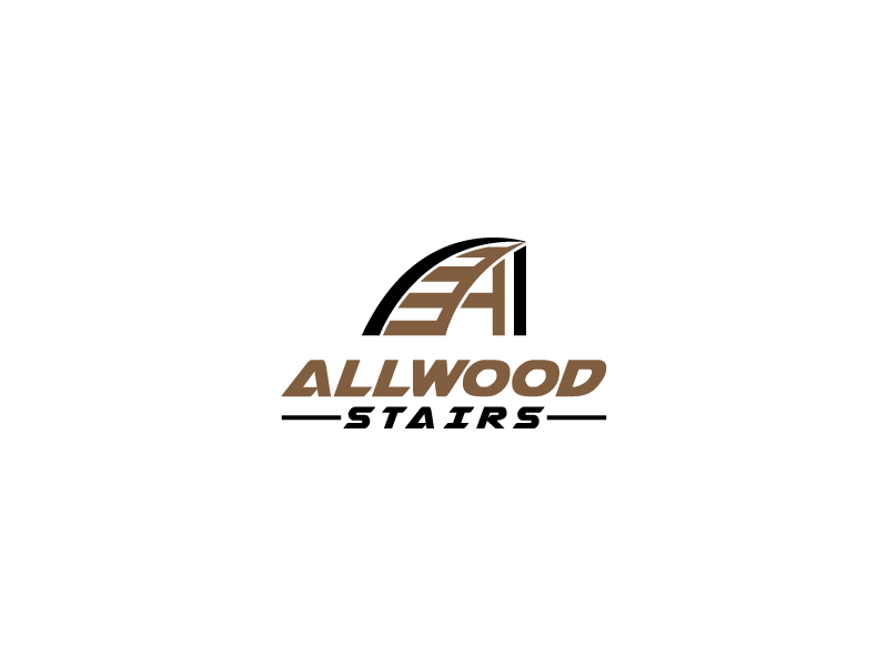 Logo Design by uzzaman for Allwood Stairs | Design #14492484