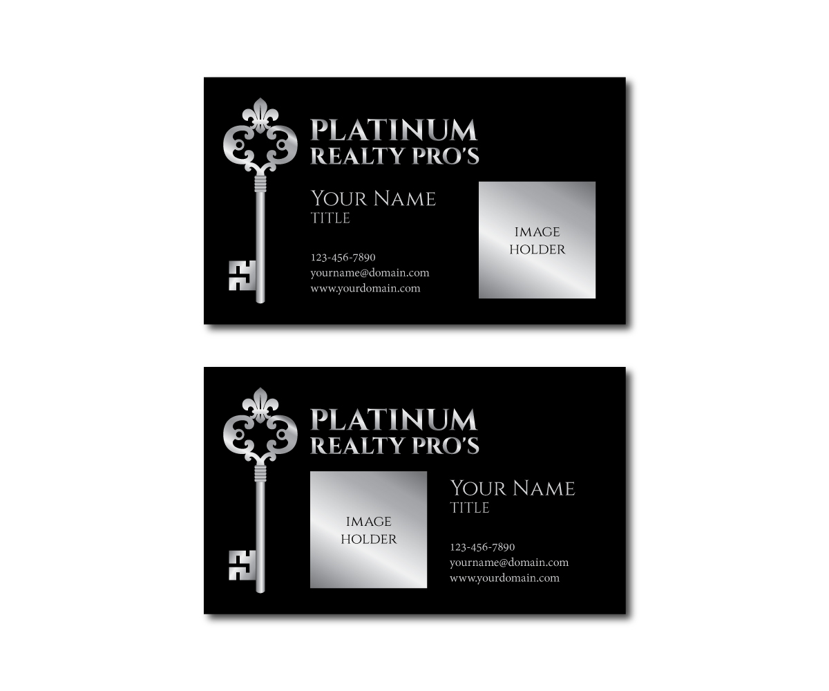 Diseño de Tarjeta de Presentación por M.Pirs para PLATINUM REALTY PROS | Diseño #14444242