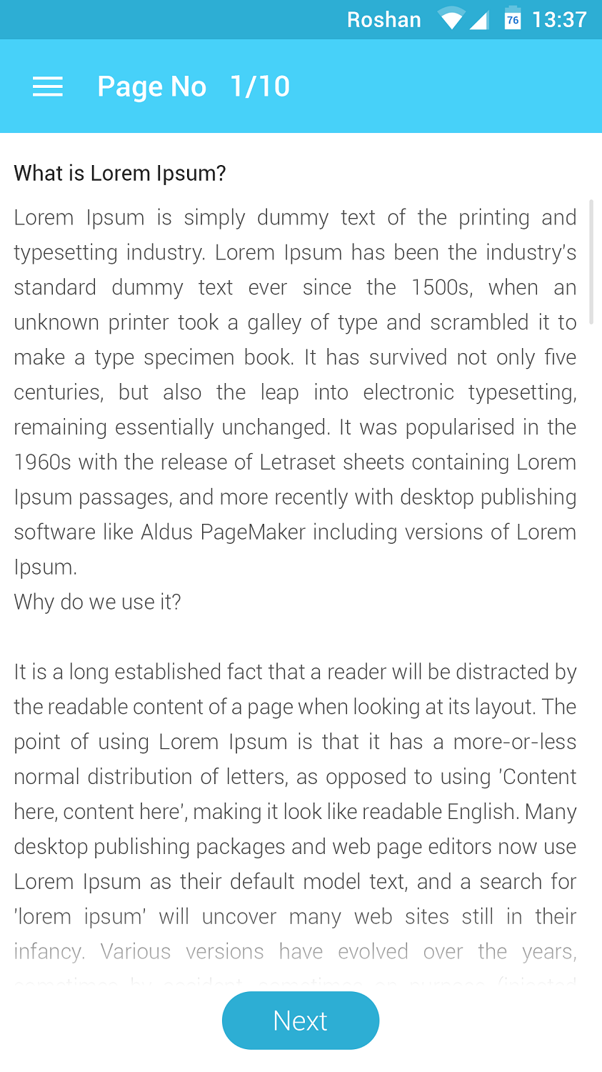 App Design by Pram Shaw for this project | Design #14533039