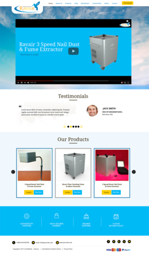 Ravair Ltd | Web-Design von Expert Designer