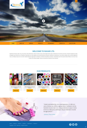Web Design by pb for RAVAIR LTD | Design: #14509520