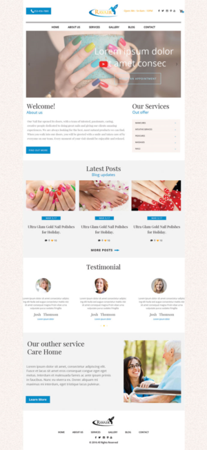 Web Design by e-graphics for RAVAIR LTD | Design: #14581681