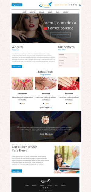 Web Design by e-graphics for RAVAIR LTD | Design: #14581682