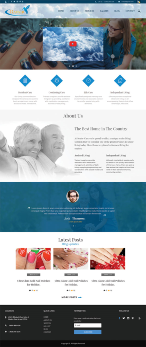 Web Design by e-graphics for RAVAIR LTD | Design: #14599050