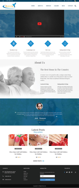 Web Design by e-graphics for RAVAIR LTD | Design: #14613106
