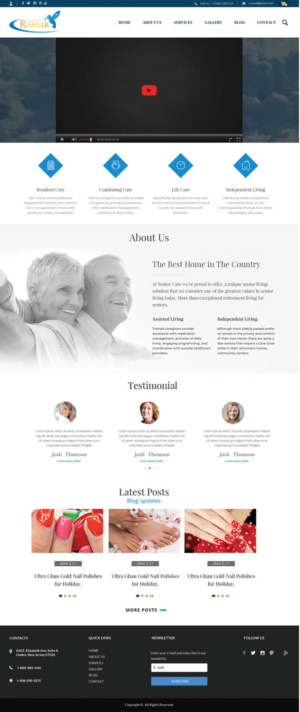 Web Design by e-graphics for RAVAIR LTD | Design: #14618083