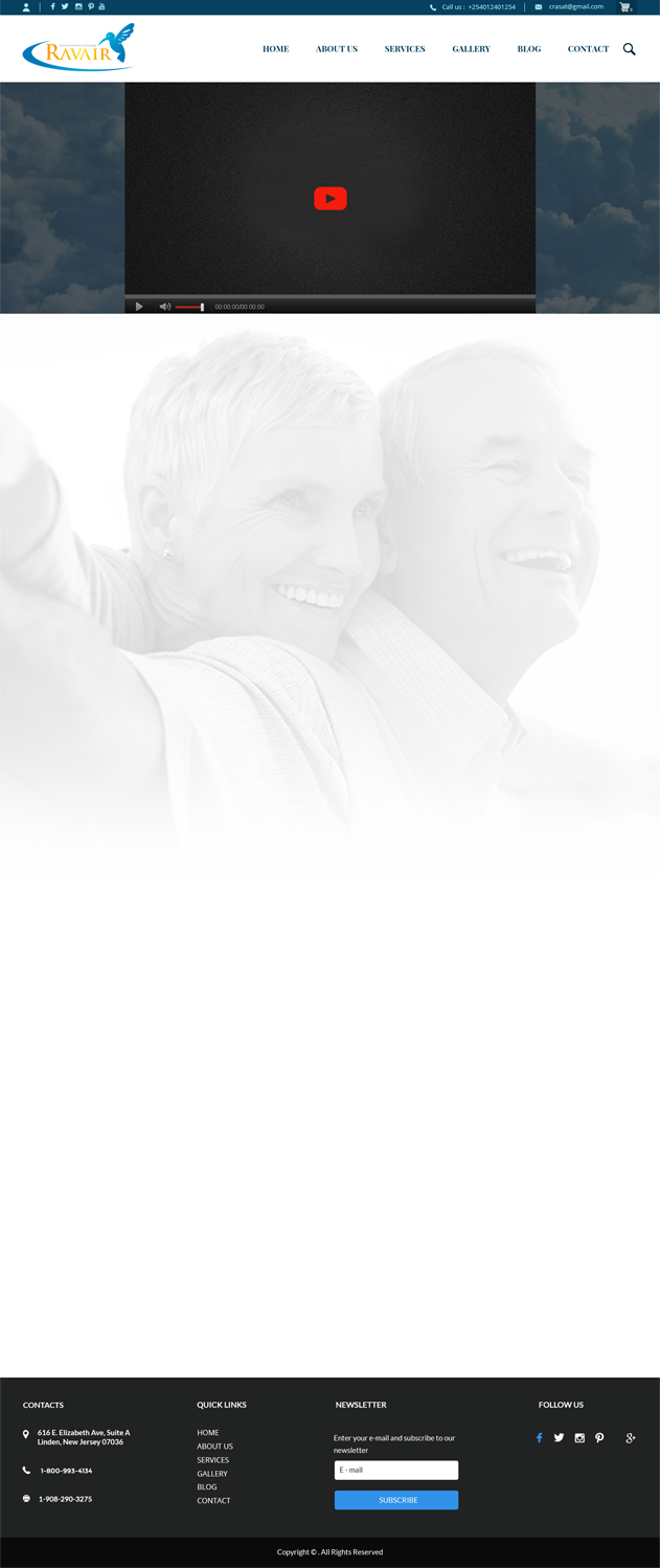 Web-Design von e-graphics für RAVAIR LTD | Design #14630425