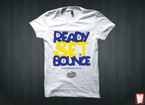 T-shirt for Mega Bounce Run | Diseño de Camiseta por Taho Design