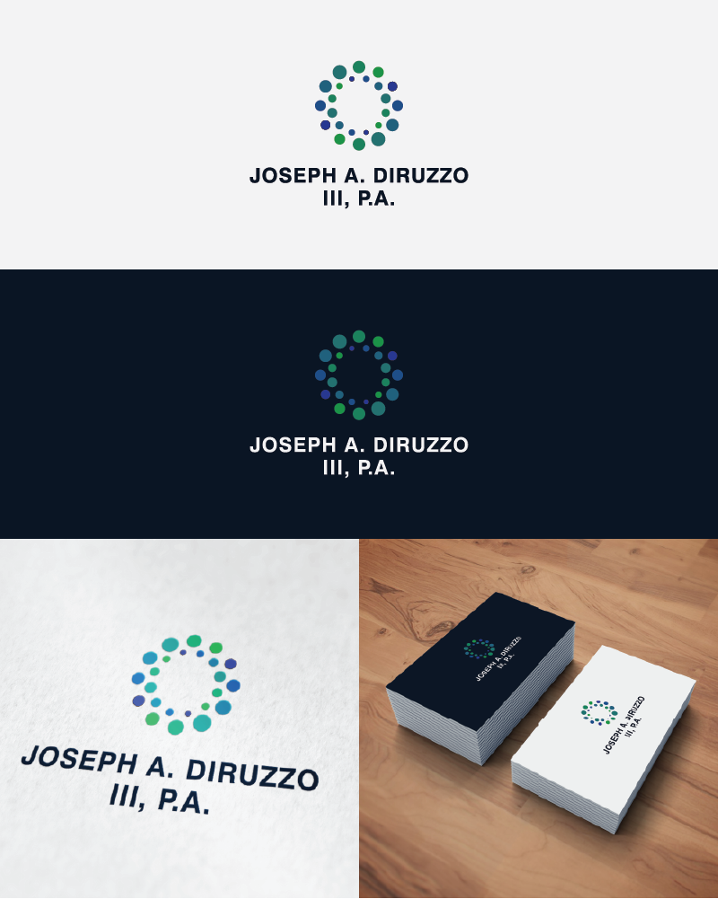 Logo Design by eko07 for Joseph A. DiRuzzo, III, P.A. | Design #14482156